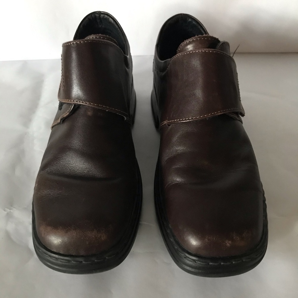 Josef Seibel size 7 men’s brown Velcro loafers